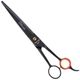 Geib Gator 008 Straight Scissors - Professional Straight Scissors Made From Japanese Steel, With a Black Finish
