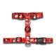 Dashi Vintage Betty Back Harness - regulowane szelki guard dla psa, wzór Betty Boop, czerwone