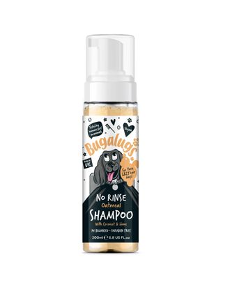 Bugalugs Oatmeal No Rinse Shampoo 200ml - owsiany szampon dla psa, bez spłukiwania