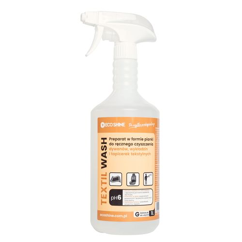 Eco Shine Textil Wash 1L - pianka do czyszczenia tapicerki