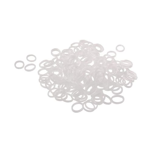 Silikonowe gumki Artero Elastic Gummies Clear. Idealne do robienia kucyków i top-knotów. Charakteryzują się znakomitą wytrzymałością i elastycznością, nie niszczą sierści. Średnica: 9mm. Kolor: transparentny.