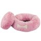 Biglo Plush Donut Pink - mięciutkie, puszyste i antystresowe legowisko dla psa, pudrowy róż