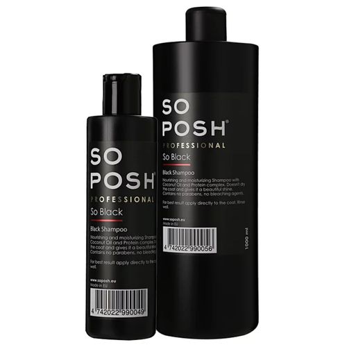 So Posh Professional Black Shampoo - profesjonalny szampon do włosa czarnego, nawilżający i odżywiający szatę