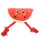 Flamingo Bubto Watermelon with Rope 20cm - pluszak dla psa, arbuz ze sznurem, z piszczałką