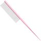 Blovi Rat Tail Comb Medium 18cm - Metal Comb with Tail Pin, Medium Tooth Spacing