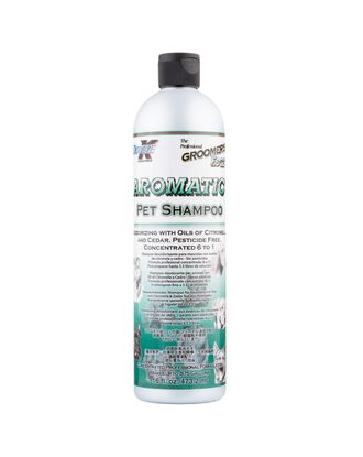 Double K Aromatic Shampoo - szampon usuwający nieprzyjemne zapachy i odstraszający insekty, dla psa i kota, koncentrat 1:6 - 473ml