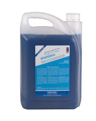 Show Tech Bright & Clean Shampoo - szampon uwydatniający kolor sierści, koncentrat 1:5 - 5L