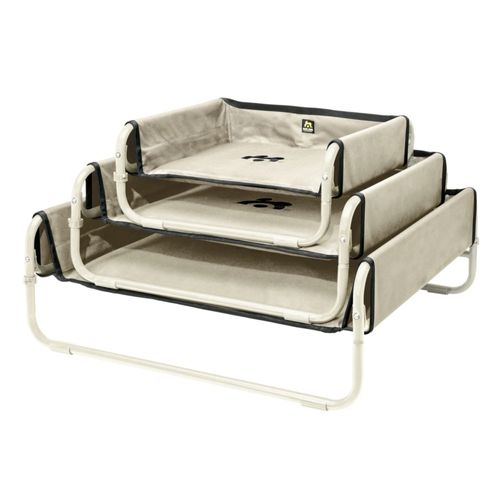 Maelson Soft Bed - solidna leżanka dla psa na stelażu, beżowa