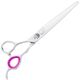 Kenchii Love Lefty Straight Scissors - profesjonalne, leworęczne nożyczki groomerskie z ergonomicznym uchwytem, proste