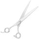 P&W Alfa Omega Curved Scissors 7,5" - profesjonalne nożyczki groomerskie, gięte, leworęczne