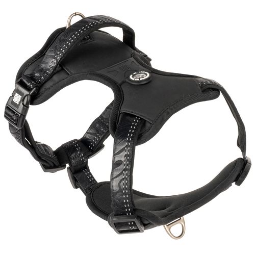 Max&Molly Sport Harness Matrix 2.0 Black - szelki regulowane dla psa, z identyfikatorem QR, czarne