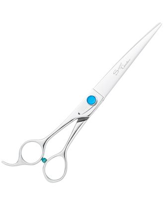 Geib Super Gator Left Curved Scissors 8,5" - nożyczki groomerskie gięte, ze stali potrójnie hartowanej, leworęczne