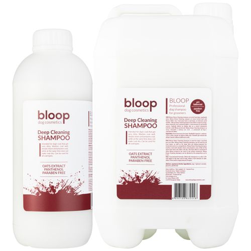 Bloop Deep Cleaning Shampoo - szampon głęboko oczyszczający dla psa z pantenolem i ekstraktem z owsa, koncentrat 1:25