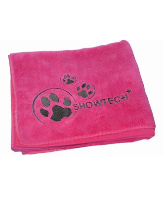 Show Tech Microfibre Towel 90x56cm - ręcznik z mikrofibry do kąpieli zwierząt, różowyy