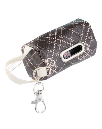 Flamingo Vito Poop Bag Holder Brown - szykowne etui na woreczki + rolka woreczków