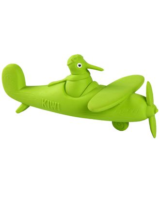 Kiwi Walker Racing Aero - piszcząca zabawka dla psa, zielony samolot