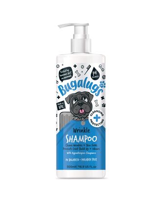 Bugalugs Wrinkle Shampoo - szampon z chlorheksydyną dla psa i kota, do pielęgnacji fałdów skórnych - 500ml