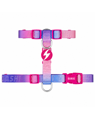 Dashi Lumix Haze Back Harness - regulowane szelki guard dla psa, różowo-fioletowe