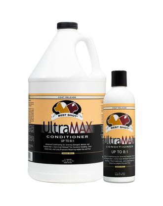 Best Shot UltraMax Pro Conditioner - profesjonalna odżywka nawilżająca do sierści grubej z podszerstkiem oraz długiej i lejącej, koncentrat 1:8