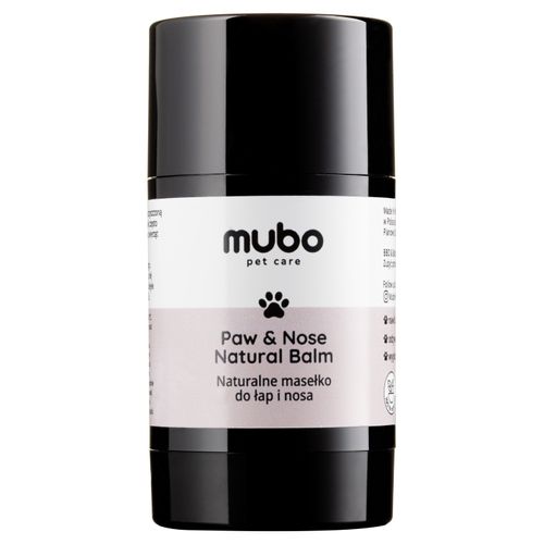 Mubo Paw & Nose Natural Balm Stick 25g - naturalne masełko do łap i nosa, dla psa i kota