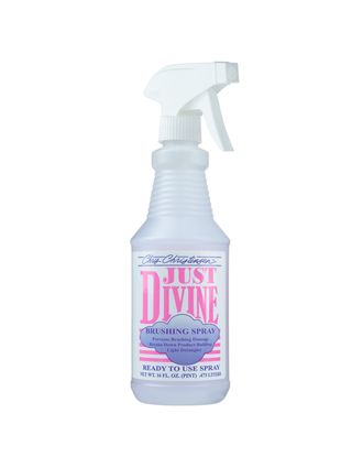 Chris Christensen Just Divine Ready To Use - spray chroniący sierść przed uszkodzeniami i ułatwiający szczotkowanie psa i kota - 473ml