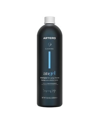 Artero Angel Shampoo For Gray And White Horses 1L - szampon dla siwych i jasnych koni z fioletowymi pigmentami