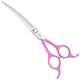 Blovi Amber Line Curved Scissors 6,5" - with Decorative Tension Screw, Pink