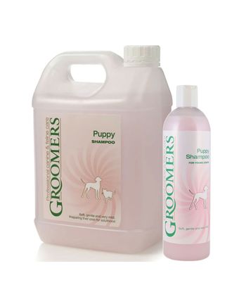 Groomers Puppy Shampoo - łagodny szampon dla szczeniąt, o pudrowym zapachu, koncentrat 1:10