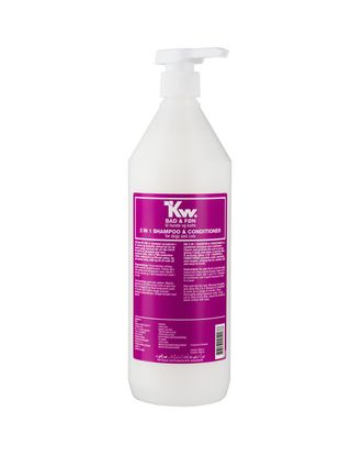 KW 2in1 Shampoo and Balsam - szampon z odżywką dla psa i kota, koncentrat 1:3 - 1L