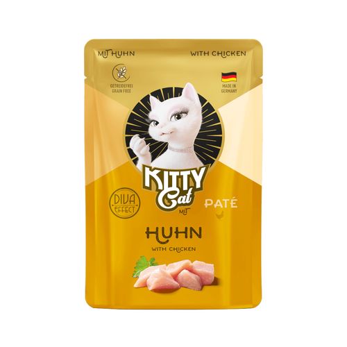 Kitty Cat Chicken Pate 85g - bezzbożowa mokra karma dla kota, z kurczakiem, pasztet