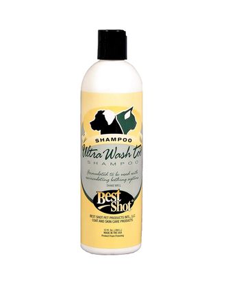 Best Shot Ultra Wash Too Shampoo - profesjonalny, bardzo mocno skoncentrowany szampon do pierwszego, zasadniczego mycia, koncentrat 1:128 - 355ml