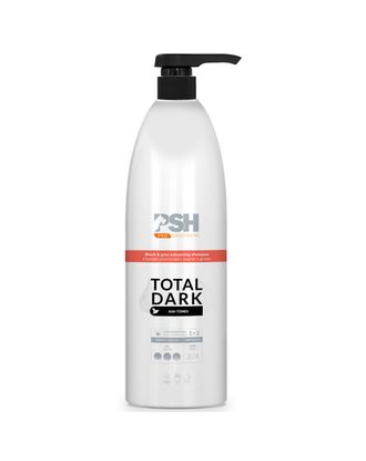 PSH Pro Total Dark Shampoo 1L - szampon do czarnej i ciemnoszarej sierści psa i kota, koncentrat 1:2