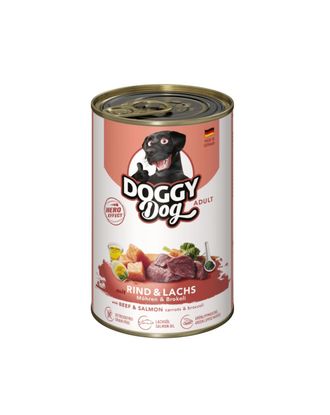Doggy Dog Beef & Salmon - bezzbożowa mokra karma dla psa, z wołowiną i łososiem 