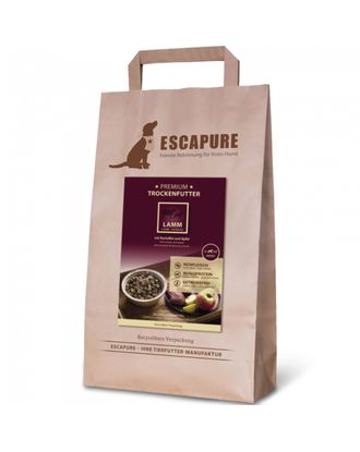 Escapure Premium Lamm - wysokiej jakości karma dla psa, jagnięcina wypiekana w piecu - 1,5kg