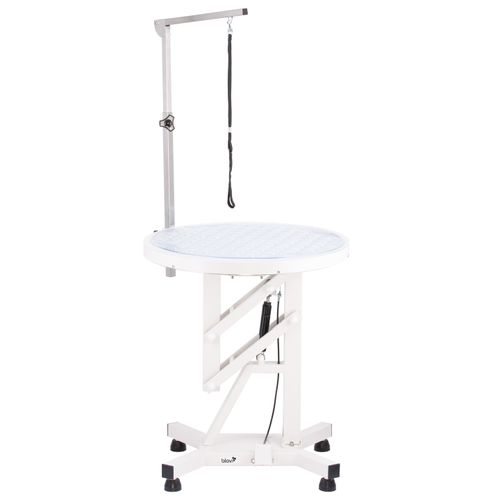 Blovi Luce Air Lift Led Grooming Table - stół groomerski z podświetlanym i obrotowym blatem 60cm, podnośnik pneumatyczny