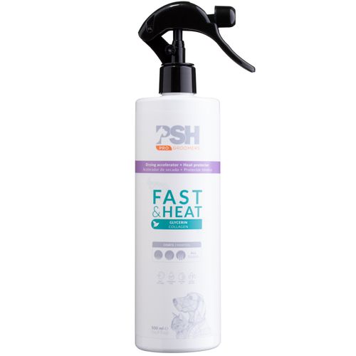 PSH Fast & Heat - spray termoochronny dla psa i kota, przyspieszający suszenie