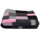 Blovi DryBed VetBed A+ - Non-Slip Pet Bed, Pink Checkered (Patchwork)