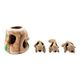 Outward Hound Hide A Squirrel Dog Toy Puzzle - pluszowa zabawka logiczna dla psa, wiewiórki w dziupli