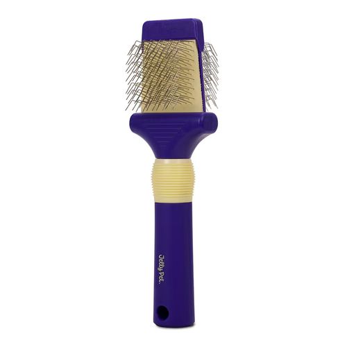 Jelly Pet Double-Sided Flexible Slicker Brush Small - dwustronna, elastyczna szczotka pudlówka, dla małych psów