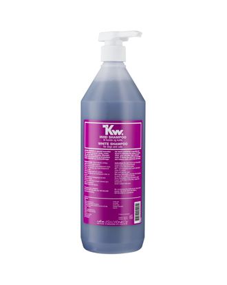 KW White Shampoo - szampon do białej, jasnej i srebrnej sierści psa i kota - 1L