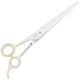 P&W Rony De Munter Left Scissors 8" - profesjonalne nożyczki groomerskie dla osób leworęcznych, proste