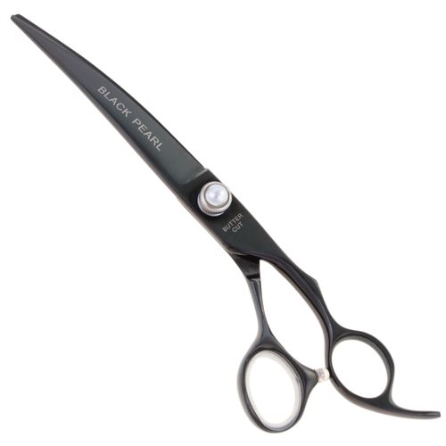 Geib Black Pearl Curved Scissors - profesjonalne nożyczki gięte ze stali kobaltowej