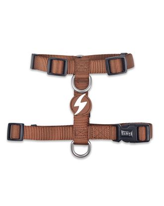 Dashi Solid Back Harness Brown - regulowane szelki guard dla psa, brązowe
