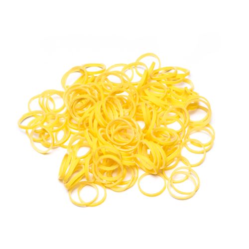 Gumki lateksowe HPP 100szt. - żółte 0,8cm