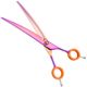 P&W ButterFly Curved Chunker Scissors 8" - degażówki groomerskie gięte, 48 ząbków typu chunkers
