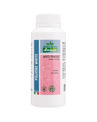 Baldecchi White Powder 100g - puder wybielający do maskowania zażółceń i przebarwień na sierści