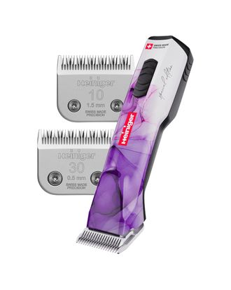 Heiniger Opal Special Edition Clipper - profesjonalna, dwubiegowa, cicha maszynka bezprzewodowa z silnikiem bezszczotkowym i ostrzem nr 10