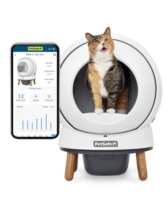 PetSafe SmartSpin Self-Cleaning Litter Box - kuweta samoczyszcząca dla kota, Wi-Fi, sterowanie smartfonem
