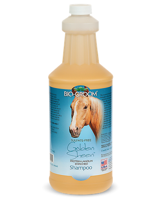 Bio-groom Golden Sheen 946ml - odżywczy i rozświetlający szampon dla koni