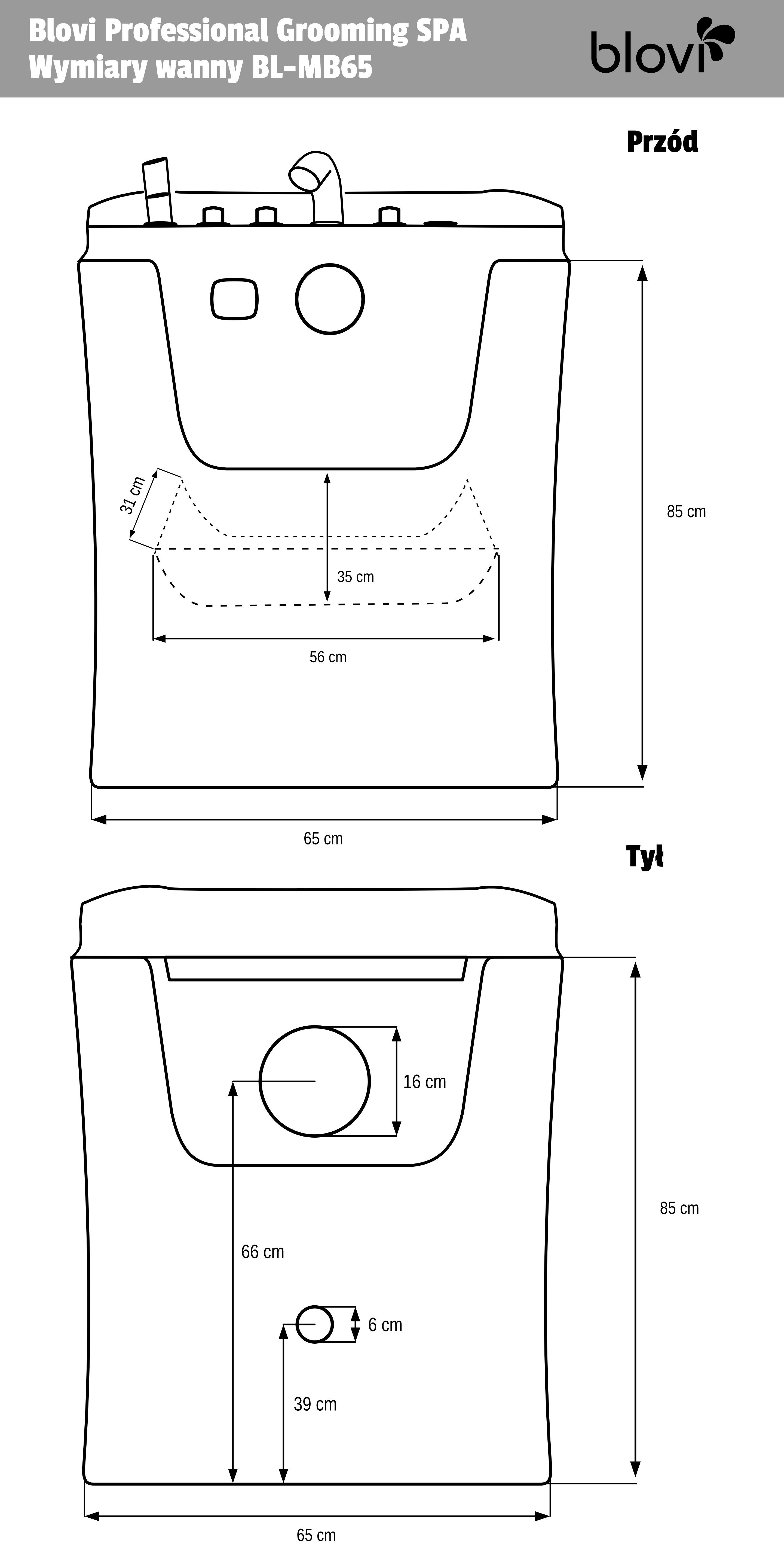 Microbubble Pet Spa Bath Tub